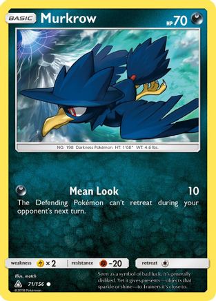 Murkrow 71/156 - SM Ultra Prism