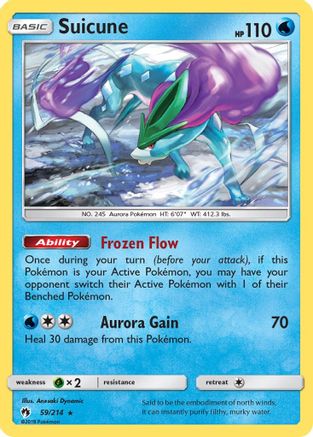 Suicune 59/214 - SM Lost Thunder Holofoil