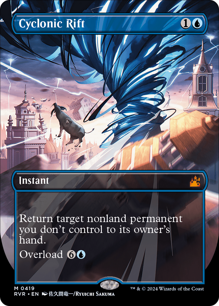Cyclonic Rift (RVR-419) - Ravnica Remastered (Borderless)