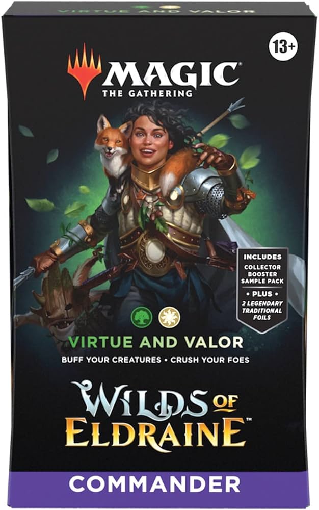 Magic The Gathering - Wilds Of Eldraine Commander Deck - Virtue and Valor Green/White