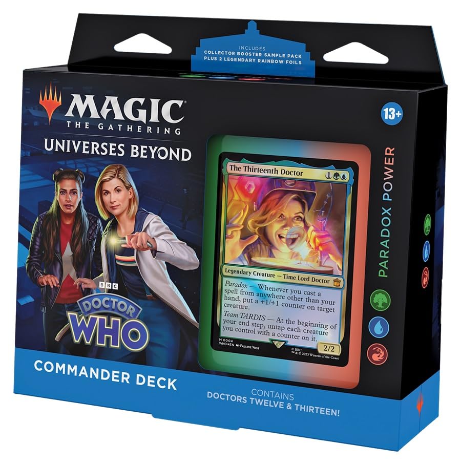 Magic The Gathering - Universes Beyond Doctor Who Commander Deck - Paradox Power Green/Blue/Red