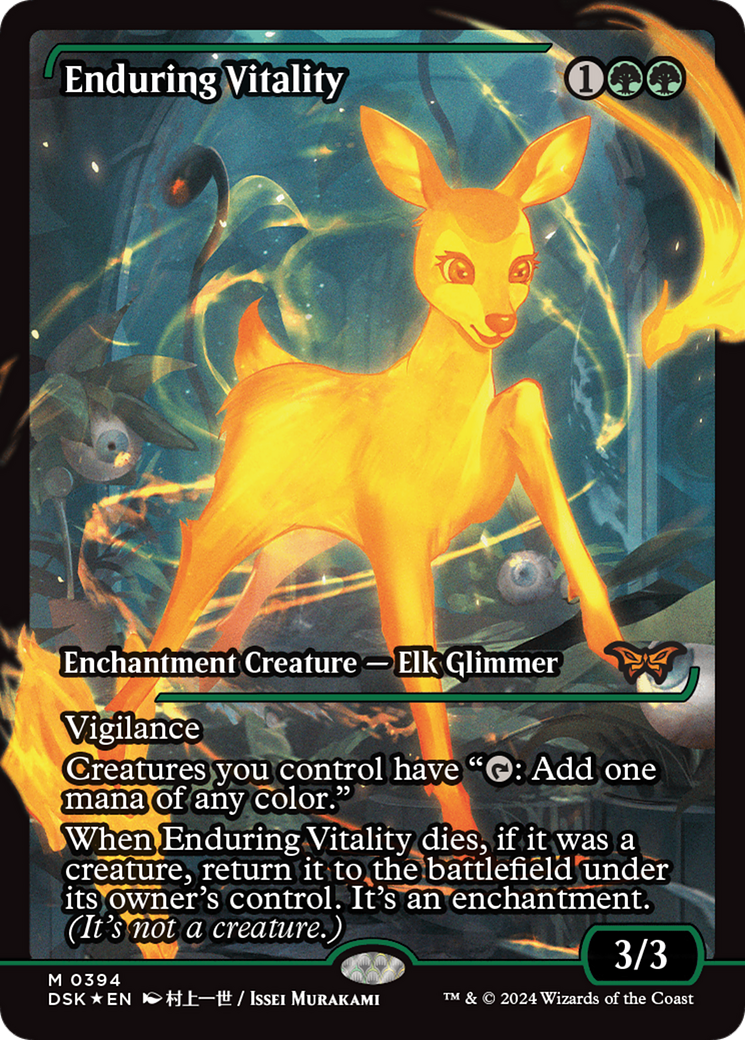 Enduring Vitality (DSK-394) Foil - Duskmourn: House of Horror: (Showcase)