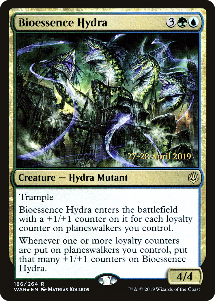 Bioessence Hydra  Foil (PRE-186) - War of the Spark Promos