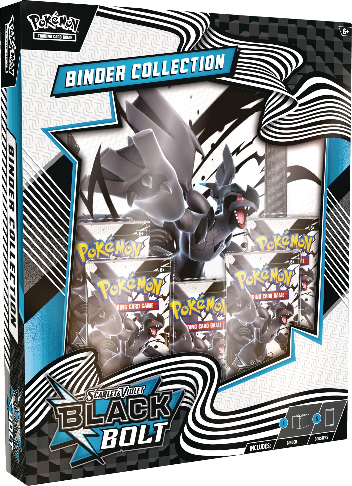 Pokemon TCG Scarlet & Violet 10.5 Black Bolt Binder Box (Pick Up Only)