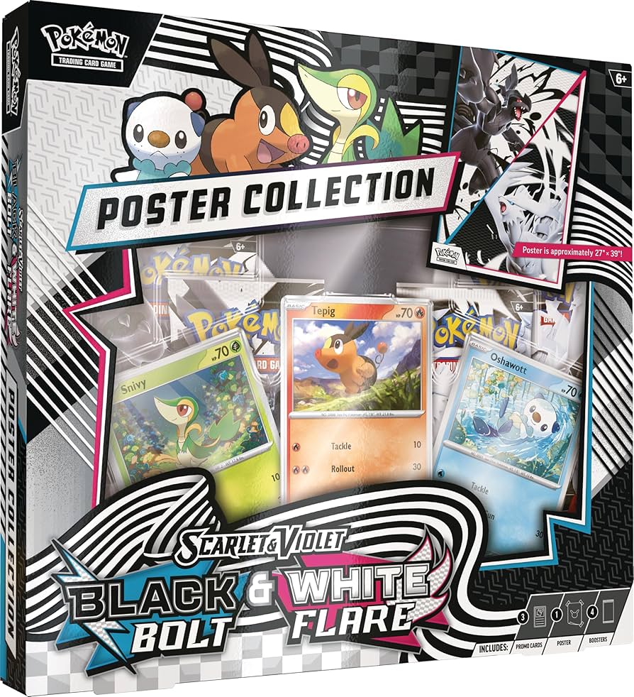 Pokemon TCG Scarlet & Violet 10.5 Unova Poster Box (Pick Up Only)