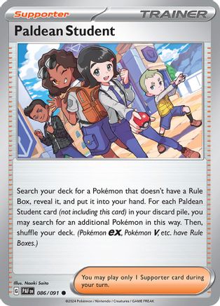 Paldean Student - 086/091 86 - SV Paldean Fates