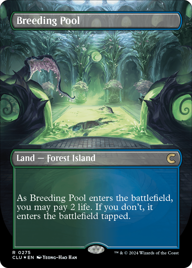 Breeding Pool (CLU-275) Foil - Ravnica: Clue Edition (Borderless)