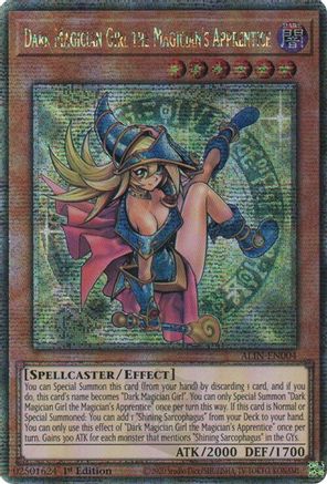 Dark Magician Girl the Magician's Apprentice (Quarter Century Secret Rare) (ALIN-EN004) - Alliance Insight