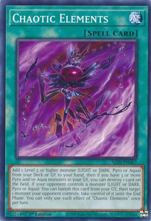 Chaotic Elements (ALIN-EN067) - Alliance Insight