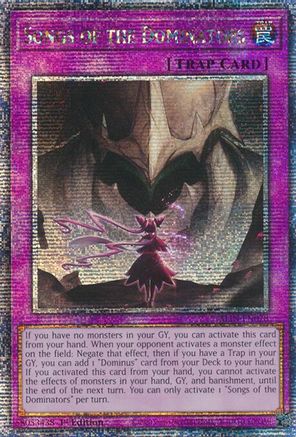 Songs of the Dominators (Quarter Century Secret Rare) (ALIN-EN078) - Alliance Insight