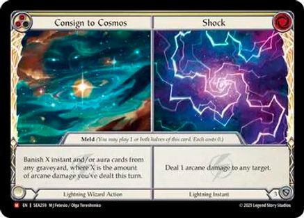 Consign to Cosmos // Shock (SEA259) - High Seas Rainbow Foil