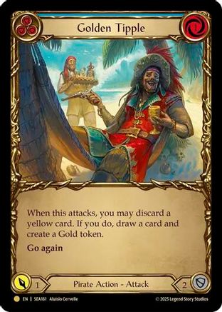 Golden Tipple (Blue) (Treasure) (SEA161) - High Seas Cold Foil
