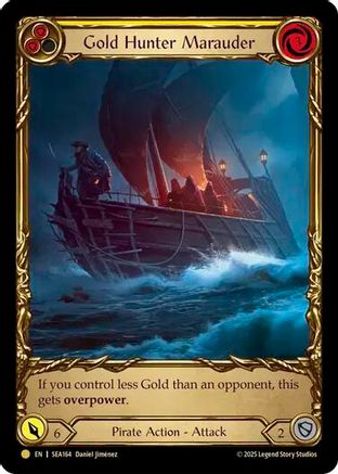 Gold Hunter Marauder (Treasure) (SEA164) - High Seas Cold Foil