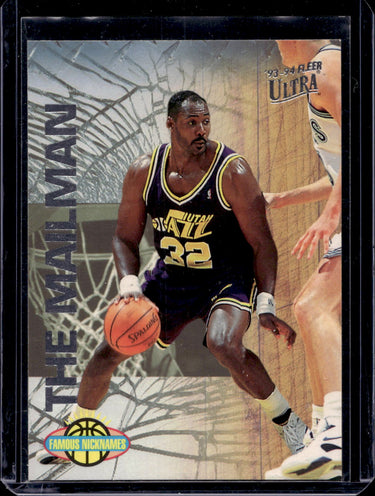 1993-94 Ultra #9 Karl Malone Famous Nicknames front