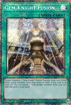 Gem-Knight Fusion (Starlight Rare) Starlight Rare (BLMM-EN160) - Battles of Legend: Monster Mayhem 1st Edition