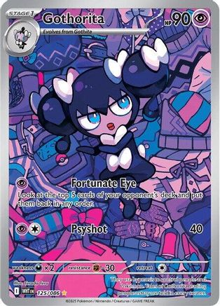 Gothorita - 125/086 125 - SV White Flare Holofoil