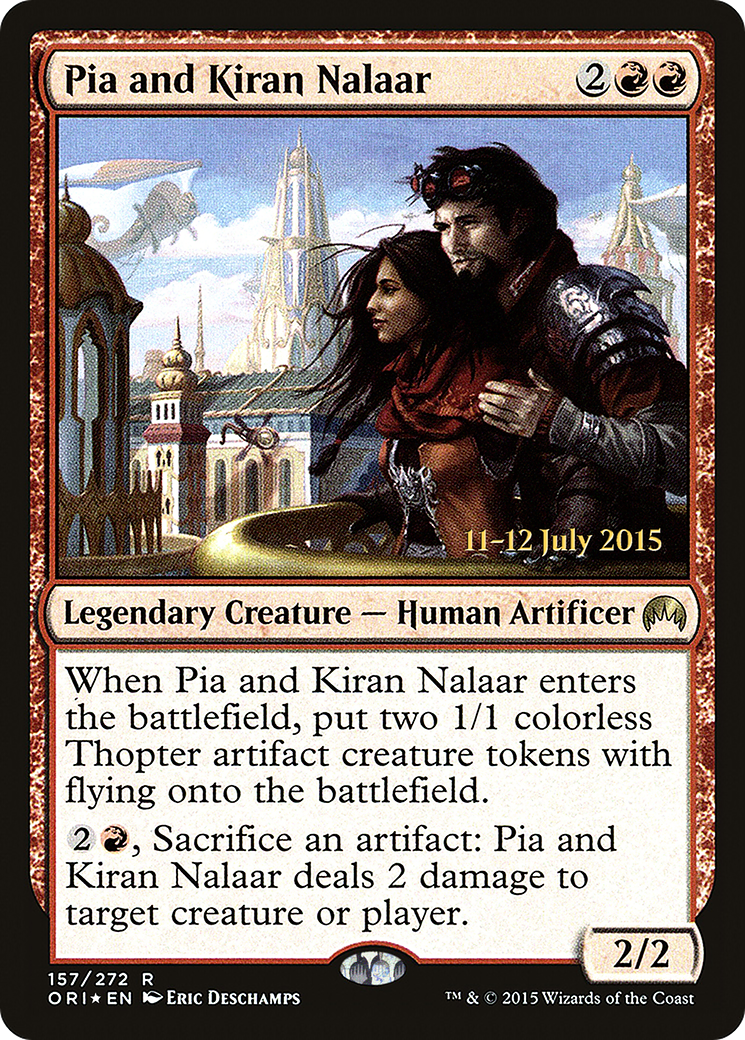 Pia and Kiran Nalaar (PRE-157S)  Foil - Magic Origins Promos