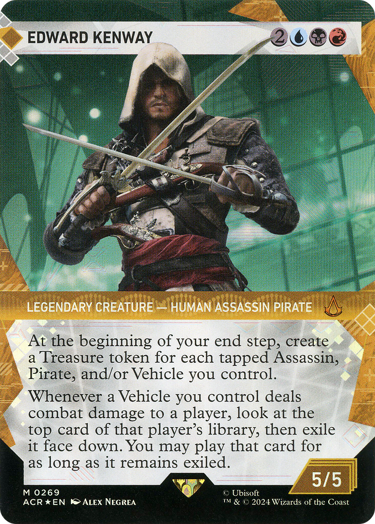 Edward Kenway (ACR-269) Foil - Assassin's Creed: (Showcase) (Borderless)