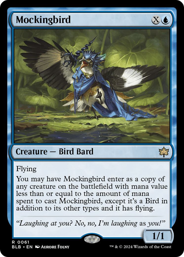 mtg cards australia Mockingbird (BLB-061) - Bloomburrow - Magic: The Gathering