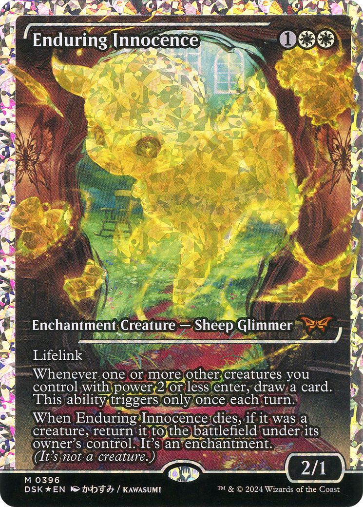 Enduring Innocence (DSK-396) Foil - Duskmourn: House of Horror: (Showcase)