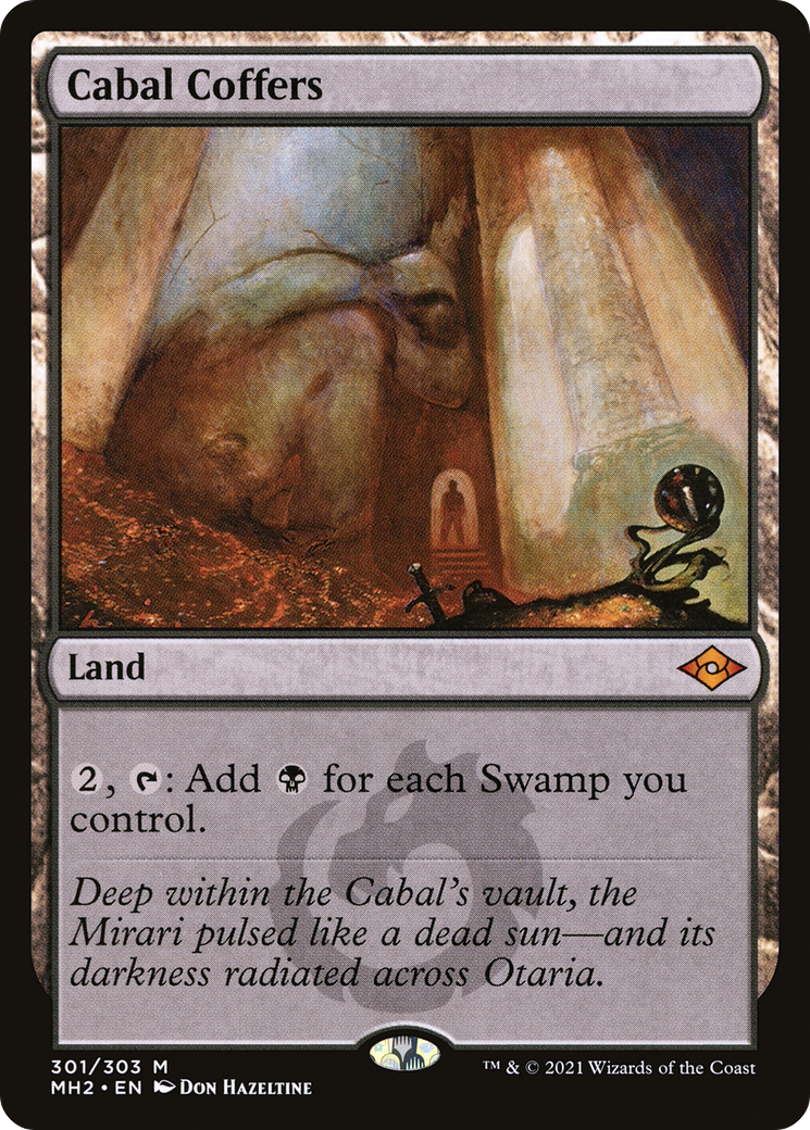 Cabal Coffers (MH2-301) Etched Foil - Modern Horizons 2