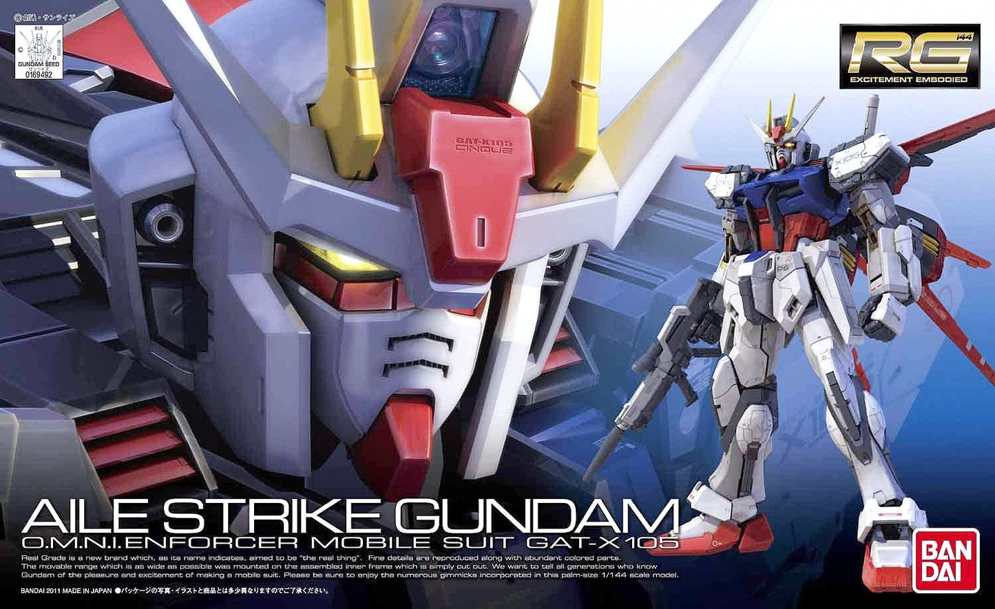 Bandai Rg 1/144 Aile Strike Gundam