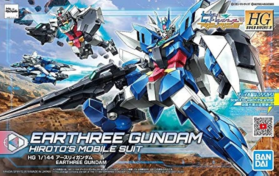 Bandai Hgbd -r 1/144 Earthree Gundam