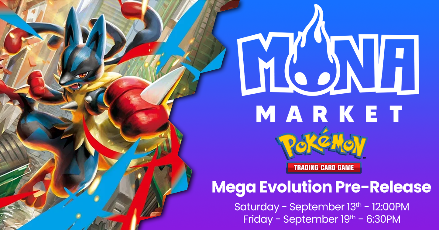 EVENT TICKET - Pokemon TCG Mega Evolution Pre-Release