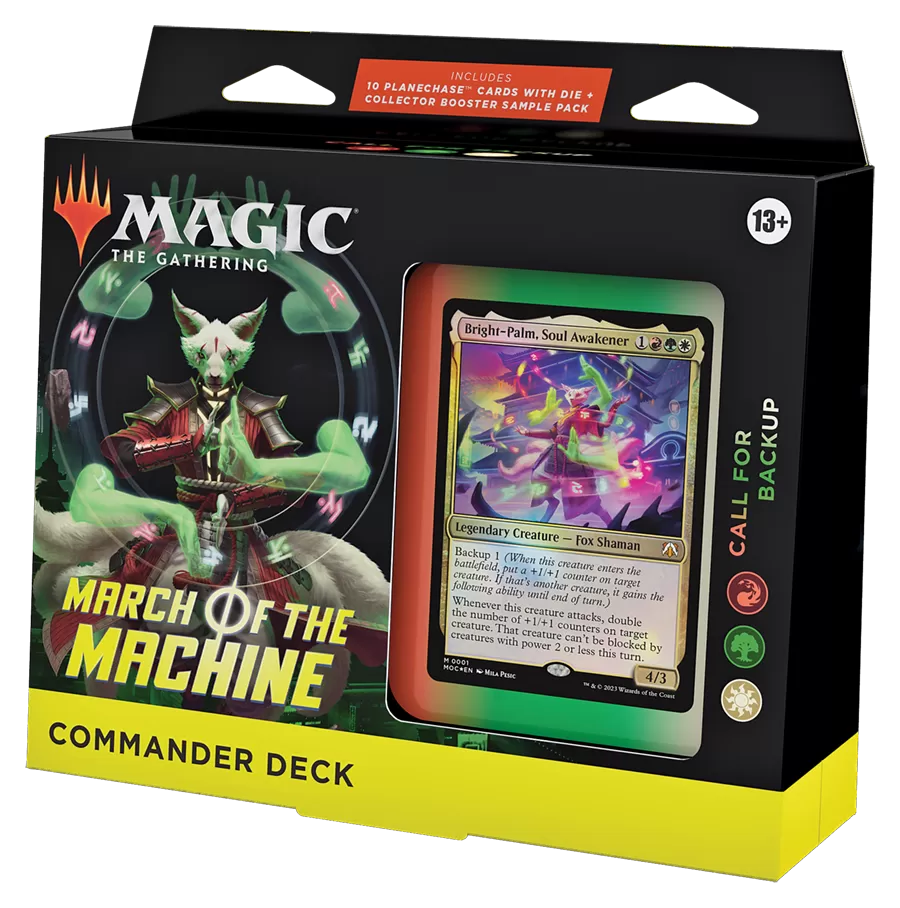 Magic The Gathering - March Of The Machine Commander Deck - Call for Backup Red/Green/White