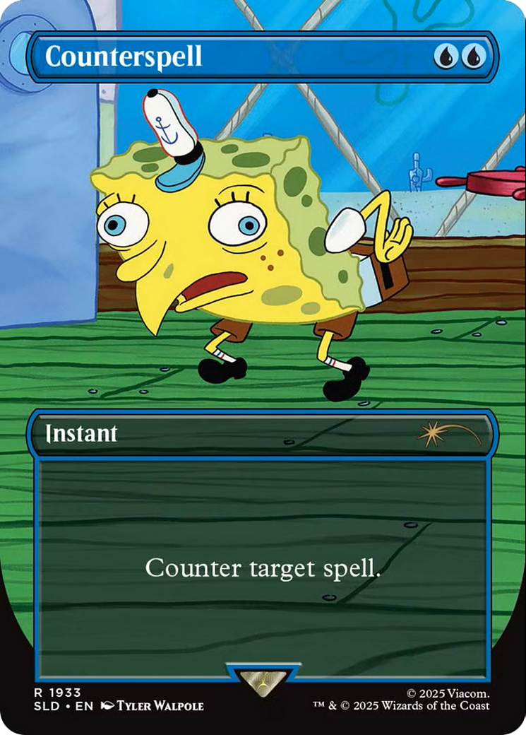 Counterspell (SLD-1933)  - Secret Lair Drop (Borderless)
