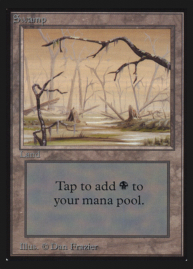 Swamp (IED-295) - Intl. Collectors' Edition - Magic: The Gathering ...