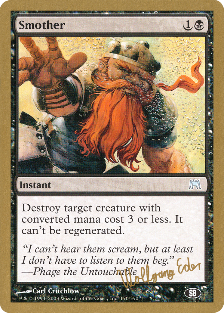 Smother (WCD-WE170SB)  - World Championship Decks 2003