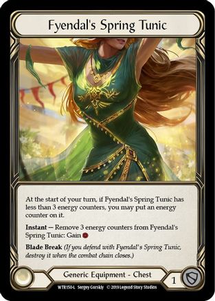 PCG 10 Fyendal's Spring Tunic [WTR150-L] (Welcome to Rathe)  Alpha Print Cold Foil