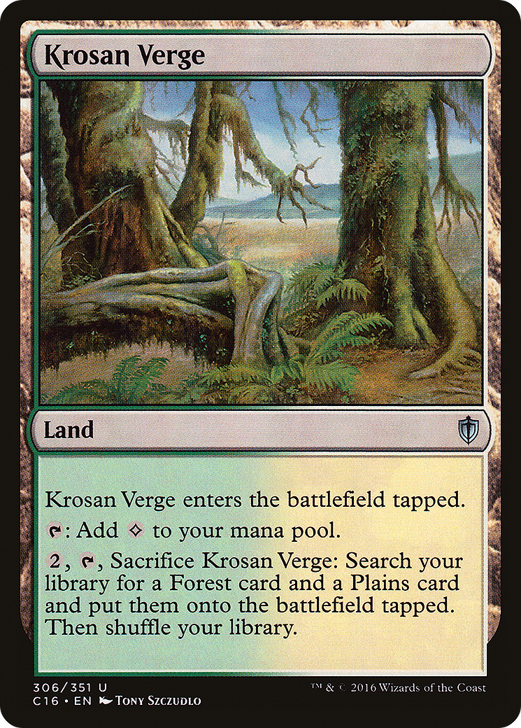 Krosan Verge (C16-306)  - Commander 2016