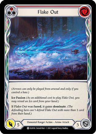 Flake Out (Red) [U-ELE056] (Tales of Aria Unlimited)  Unlimited Rainbow Foil