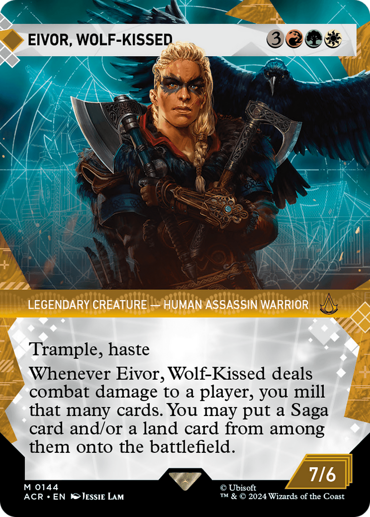 Eivor, Wolf-Kissed (ACR-144)  - Assassin's Creed: (Showcase) (Borderless)