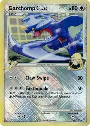 Garchomp C - 60/147 (League Promo) [Staff] 60 - League & Championship Cards