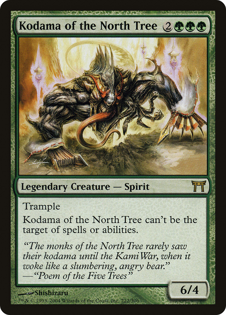 Kodama of the North Tree (CHK-222)  - Champions of Kamigawa
