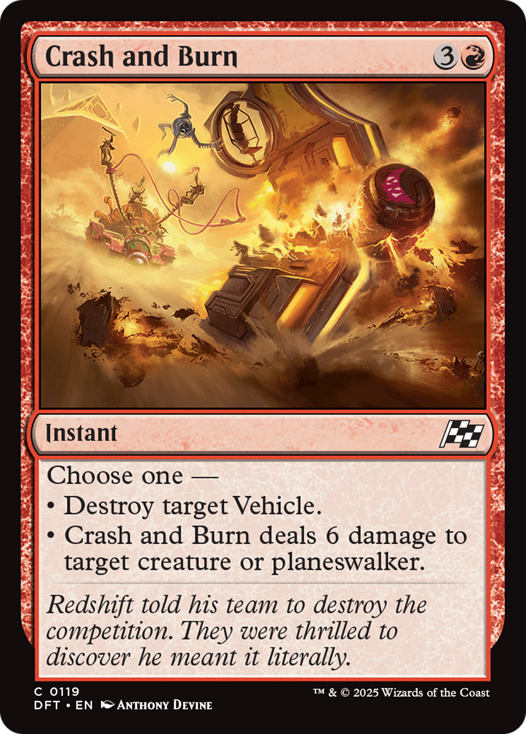 Crash and Burn (DFT-119)  - Aetherdrift