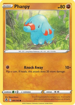 Phanpy 91/195 - SWSH12 Silver Tempest