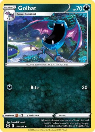 Golbat 104/195 - SWSH12 Silver Tempest