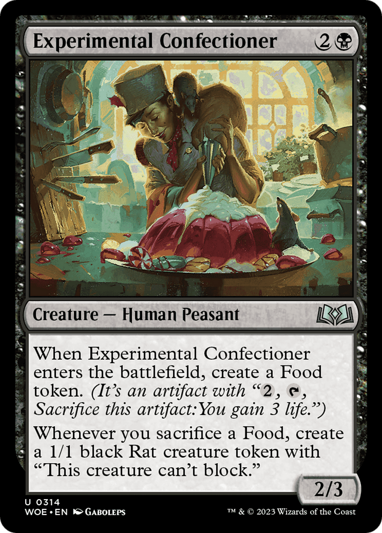 Experimental Confectioner (WOE-314)  - Wilds of Eldraine