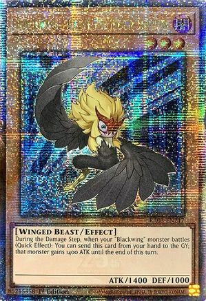 Blackwing - Kalut the Moon Shadow (Quarter Century Secret Rare) [RA03-EN217] Quarter Century Secret Rare