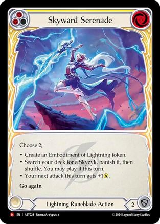 Skyward Serenade [AST023] (Armory Deck: Aurora)  Rainbow Foil