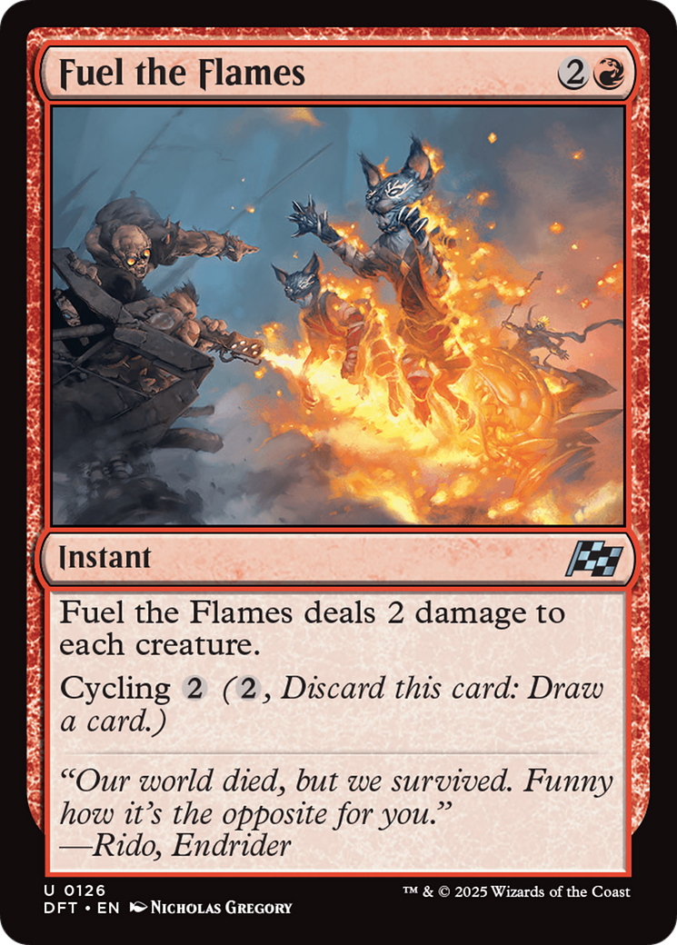 Fuel the Flames (DFT-126)  - Aetherdrift