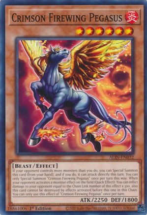 Crimson Firewing Pegasus (ALIN-EN032) - Alliance Insight