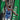 2020-21 Panini Mosaic #9 Kevin Durant Elevate Mosaic Green front