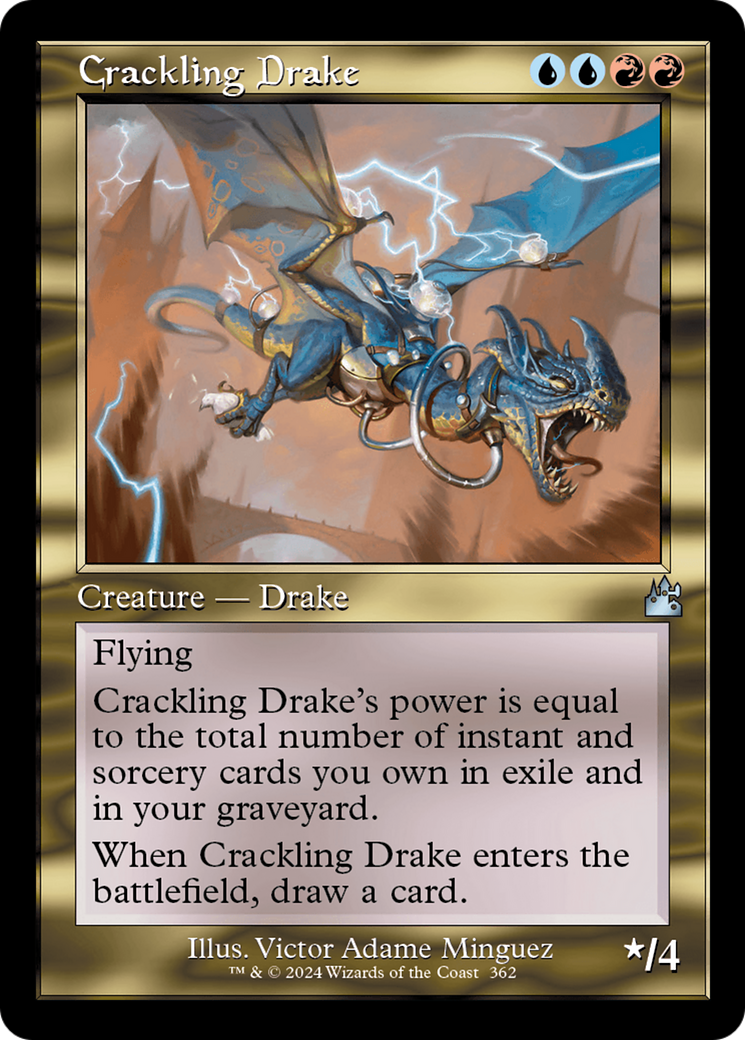Crackling Drake (RVR-362)  - Ravnica Remastered