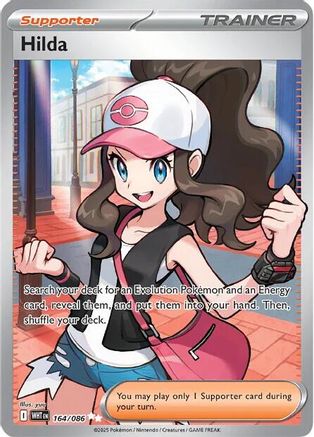 Hilda - 164/086 164 - SV White Flare Holofoil