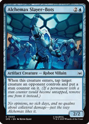 Alchemax Slayer-Bots (SPE, MAR-005)  Foil - Marvel's Spider-Man: Eternal-Legal